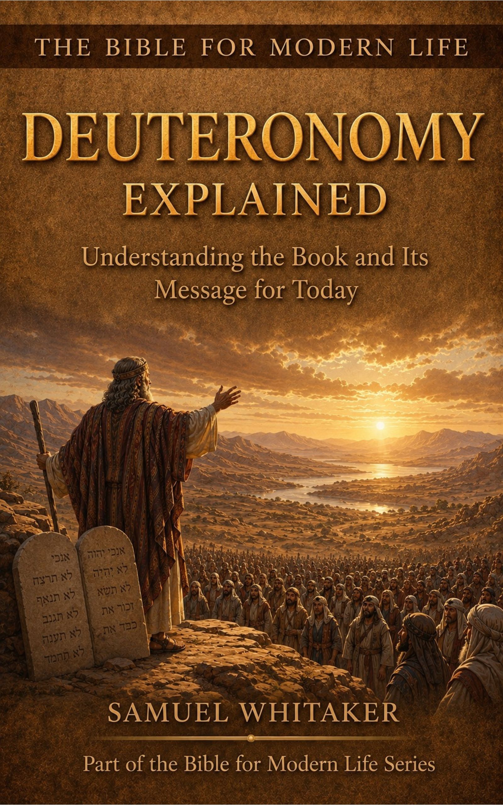 Deuteronomy Bible study guide — Deuteronomy Explained by Samuel Whitaker