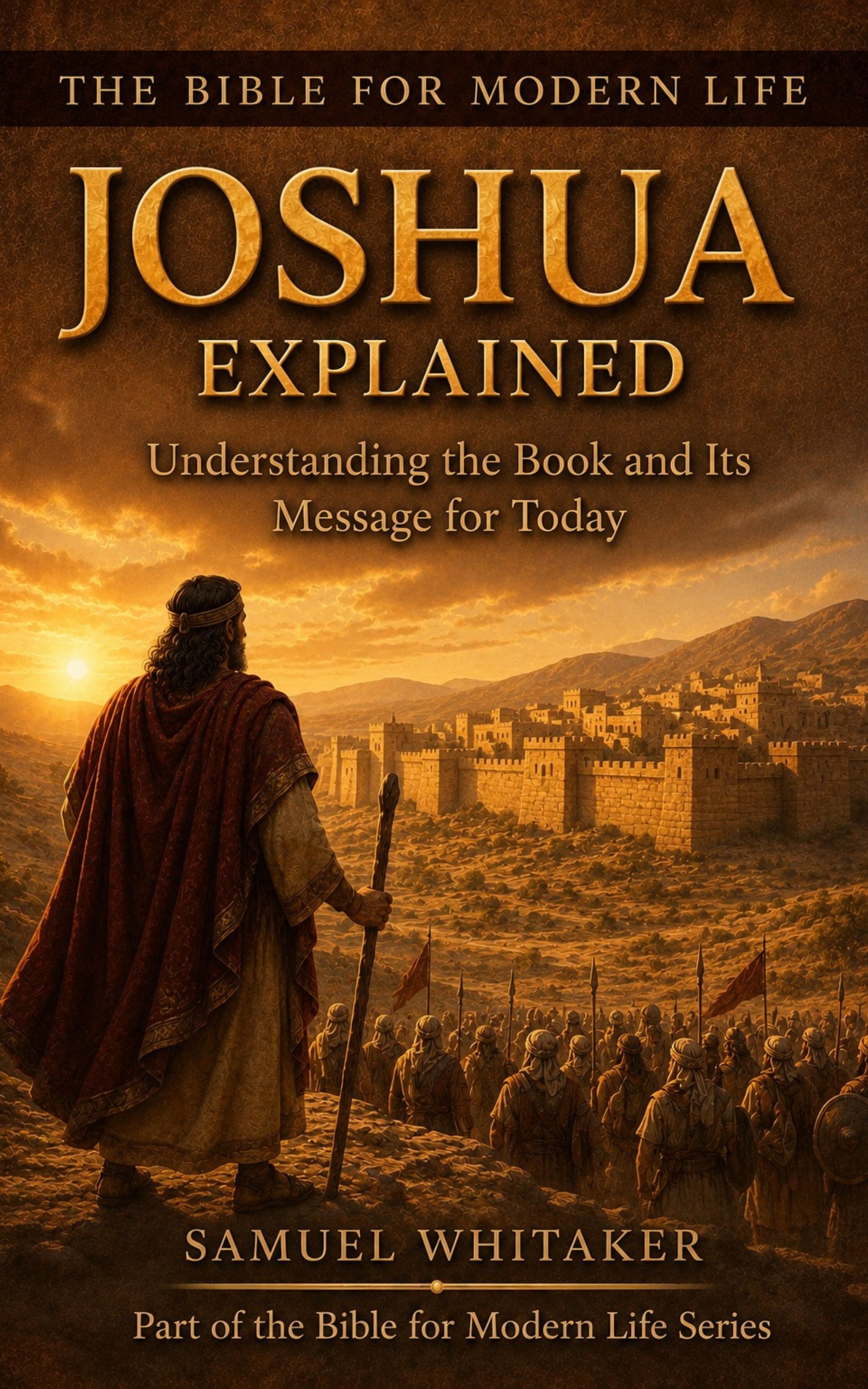 Joshua Bible study guide — Joshua Explained by Samuel Whitaker